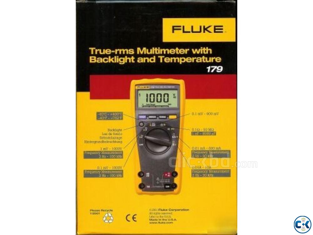 Fluke 179 True-RMS Digital Multimeter in Bangladesh large image 0