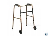 Folding Walker for Adult with Two Front Wheels