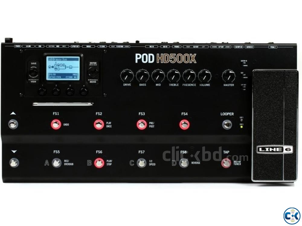 POD HD500X Guitar Multi-effects Floor Processor large image 0
