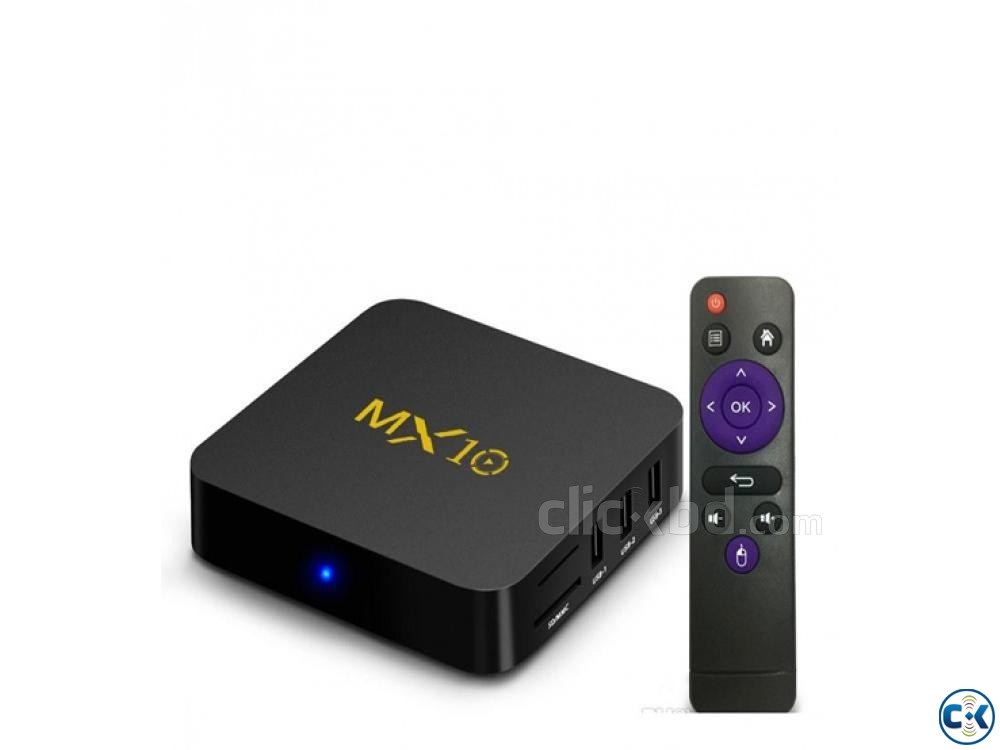 MX10 4K Android TV Box 4GB Ram Wfi Play Store large image 0