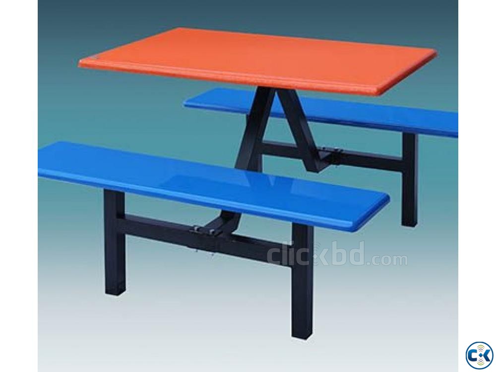 Steel Worker Dining Table large image 0