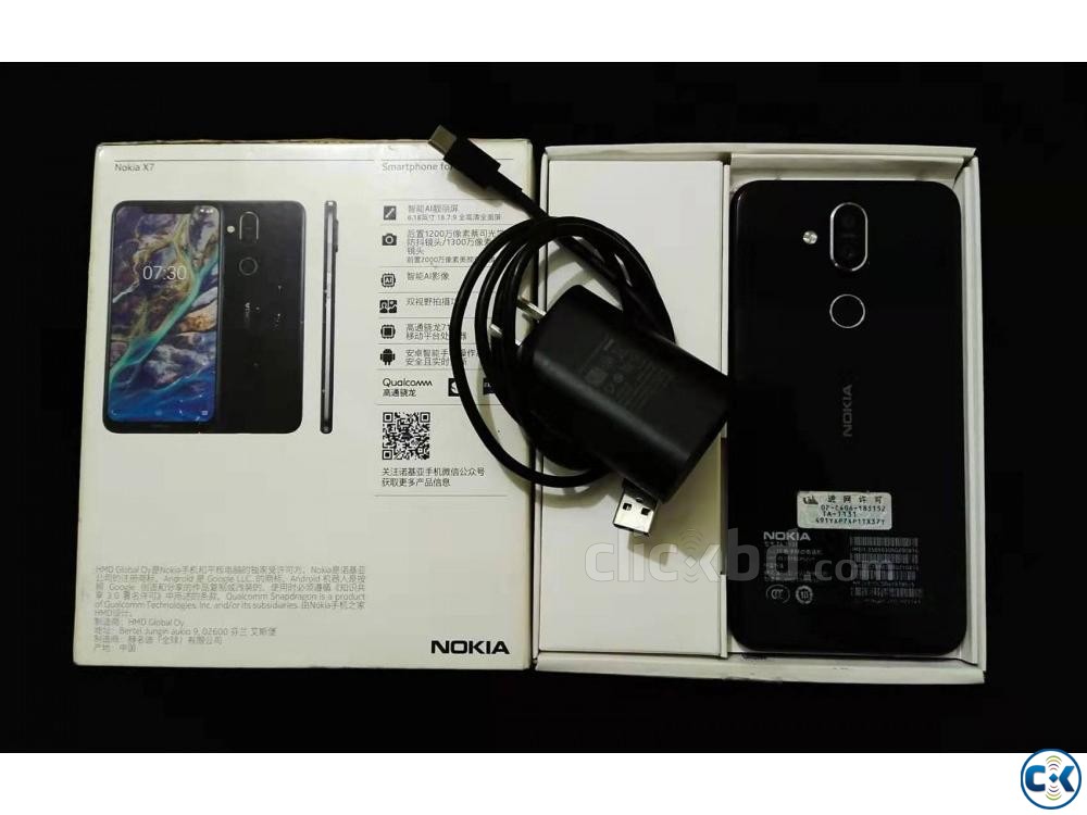 Nokia X7 2019 4 64 With Full Box large image 0