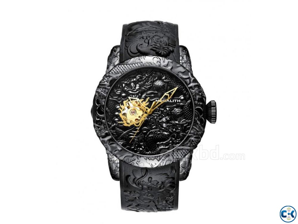 MEGALITH Dragon Sculpture Watch For Men large image 0