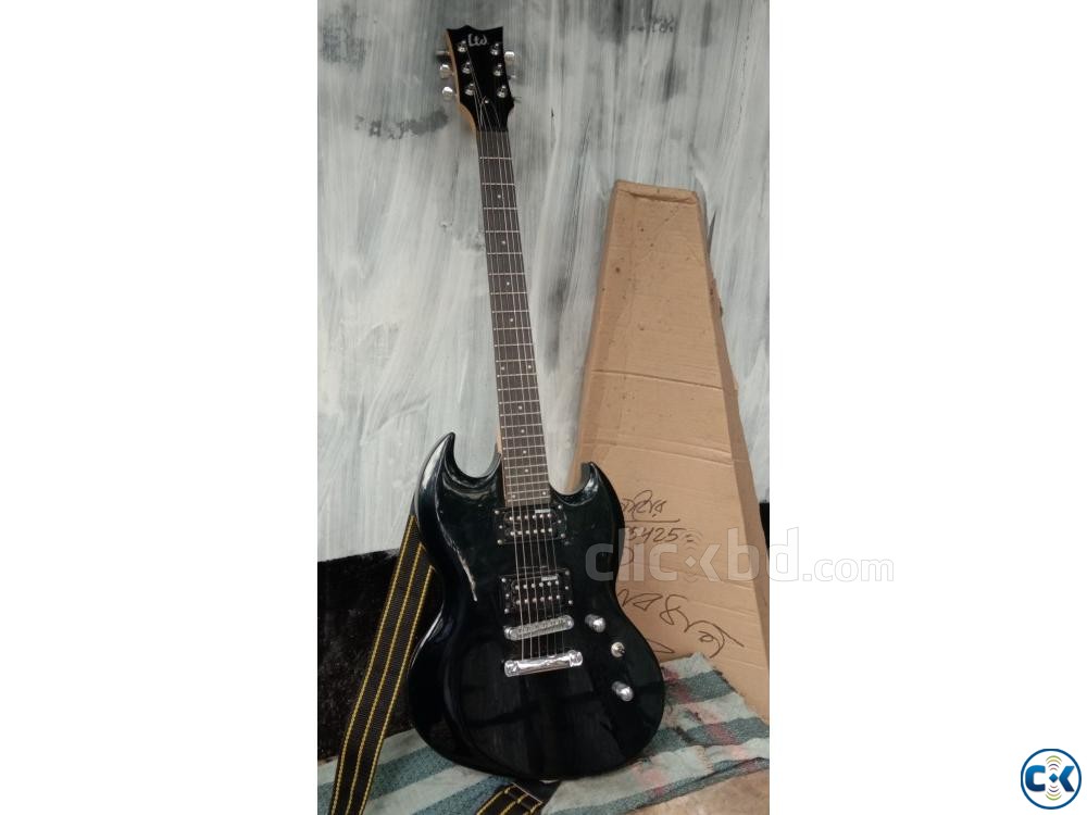 ESP LTD Viper-50 Electric Guitar - Black Chrome Hardware large image 0