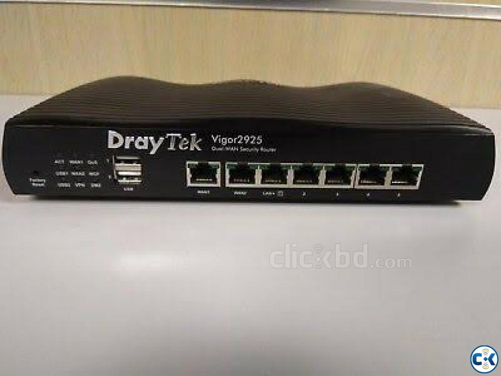 DrayTek Vigor2925 Dual WAN Router print server large image 0