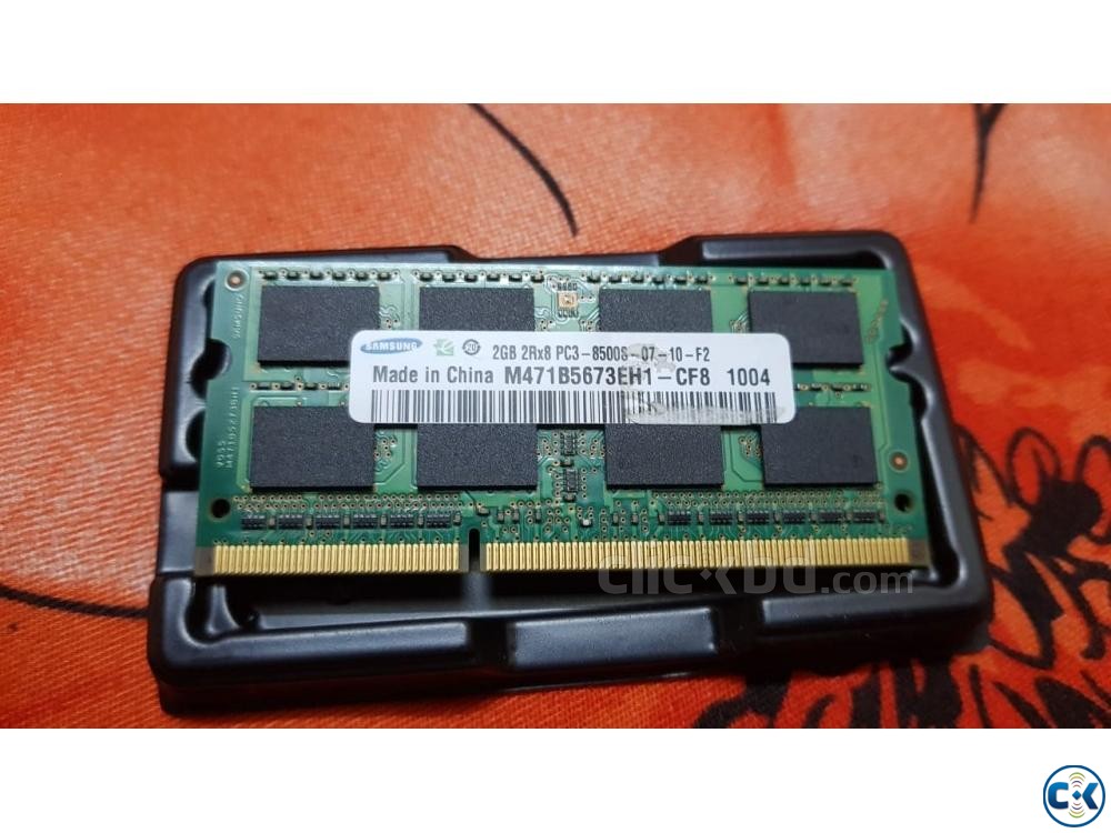 Samsung notebook DDR3 RAM M471B5673FH0-CF8 2GB 2Rx8 PC3 large image 0