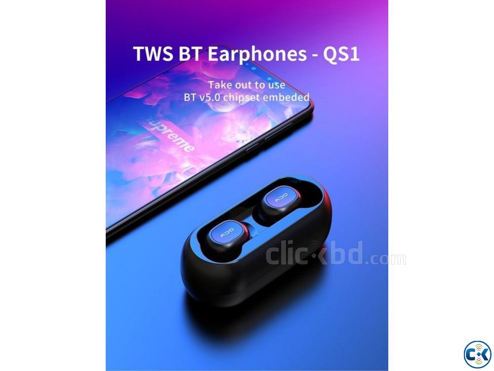 QCY T1 TWS BT5.0 Wireless Earbuds large image 0
