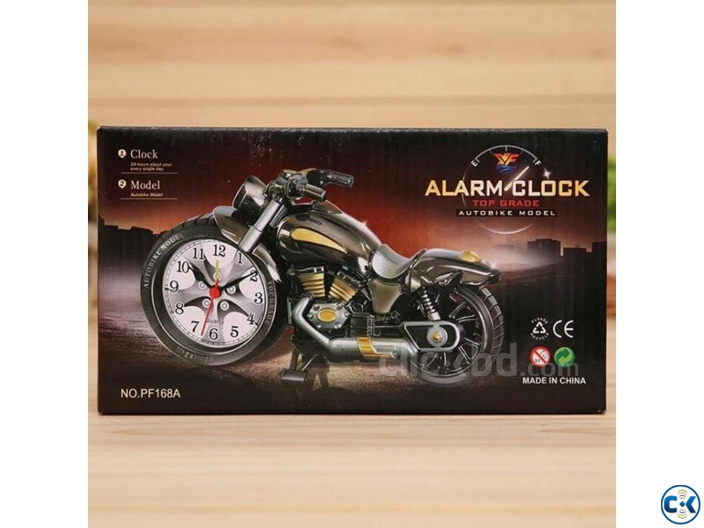 Autobike Design Alarm Clock large image 0