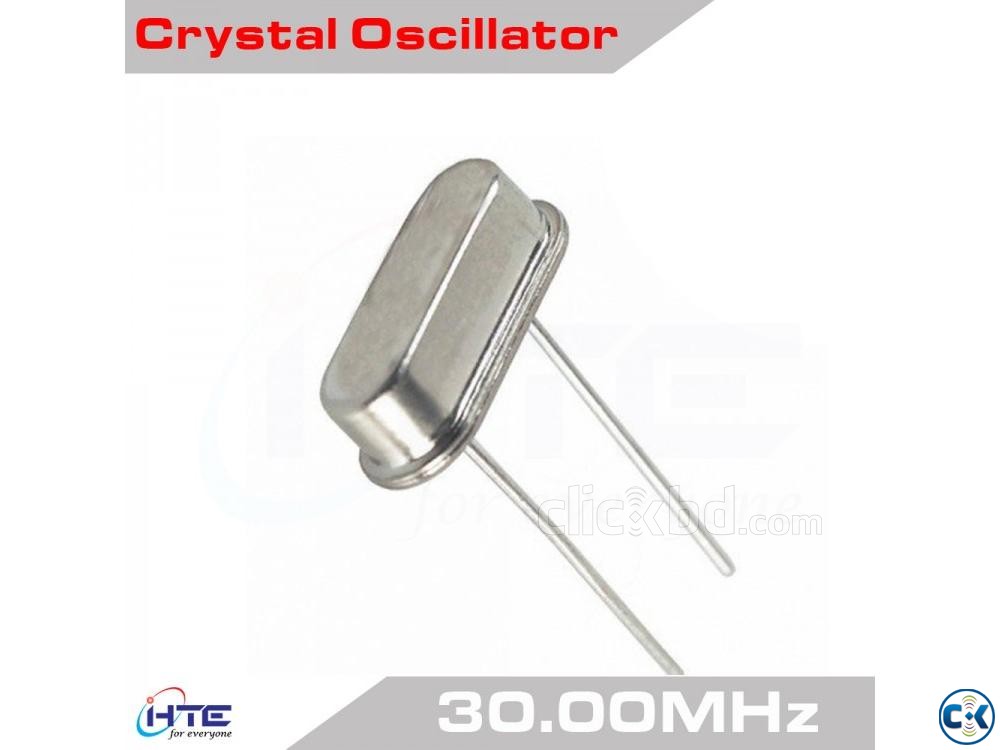 30.000 MHz Quartz Crystal Oscillator HC49 large image 0