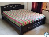 Immediate Move Out Sale - KING SIZE BED WITH MATTRESS