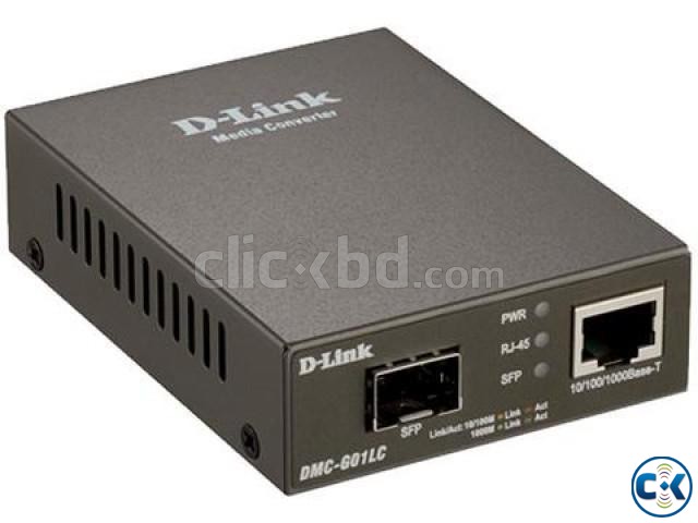 D-Link DMC-G01LC 100 1000 to SFP Media Converter large image 0