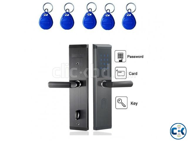 Electronic Digital Smart Password Door Lock Keypad Touch Scr large image 0