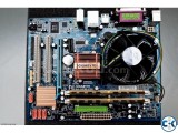 Pentium Dual Core Processor Gigabyte MOBO and Accessories