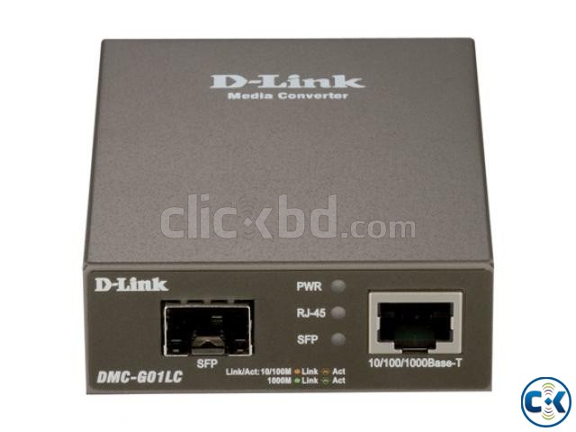 D-LINK GIGABIT TO SFP MEDIA CONVERTER DMC-G01LC PAIR large image 0