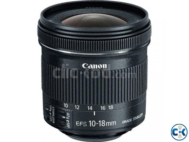 Canon EF-S 10-18mm f 4.5-5.6 IS STM Lens-Brand New large image 0