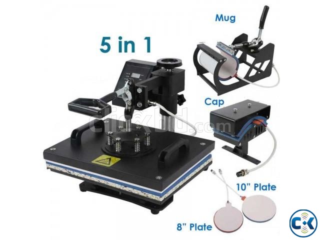 All in one combo heat press machine large image 0