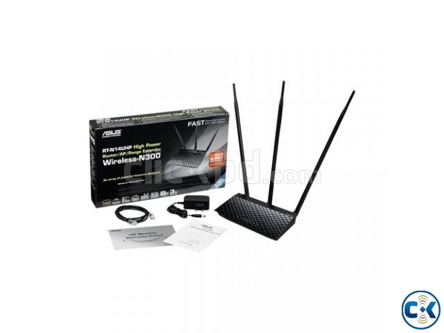 Asus RT-N14UHP High Power N300 3-in-1 Wi-Fi Router Access large image 0