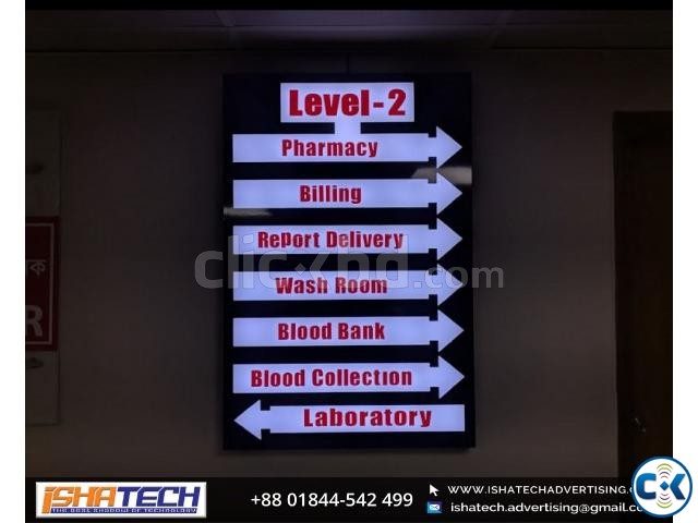 Acp Board Name Plate Digital LED Lighting for Outdoor and large image 0