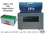 New IPS cum UPS-1000VA Pure Sinewave