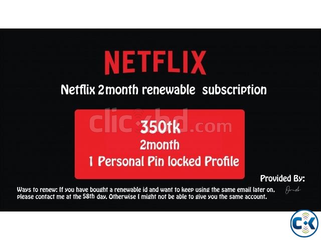 Netflix Renewable 2 month large image 0
