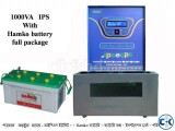 IPS UPS-1000VA DSP Pure Sine Wave 5Fan 6Light 