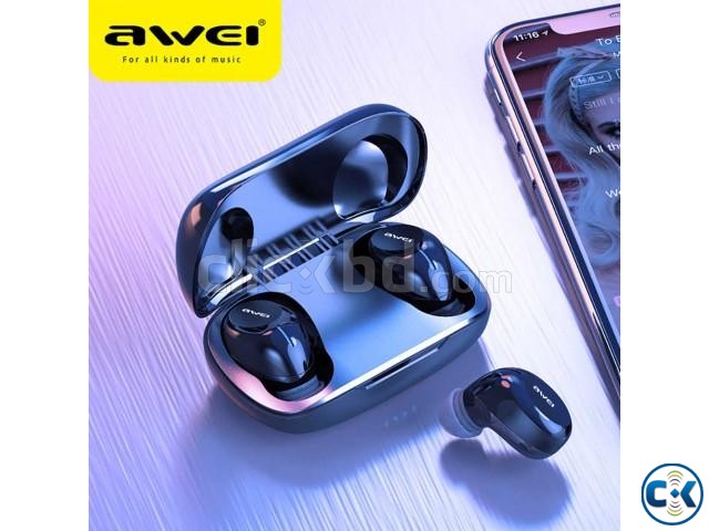 Awei T20 Bluetooth 5.0 Headset TWS Wireless Earphones large image 0