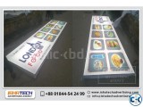 Profile LED Lighting Sign Board with Reverse Panaflex Print