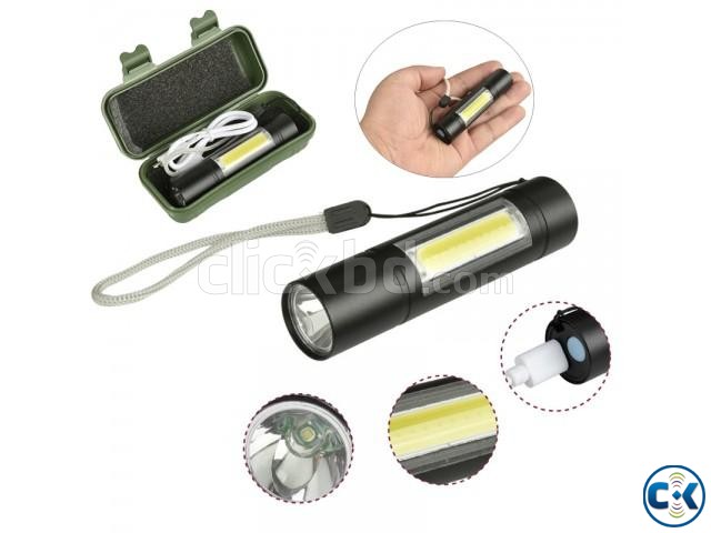 Mini Torch Light Rechargeable Mini Flashlight large image 0