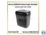 Aurora AS805CM 8 Sheet Paper Shredder
