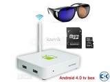 3D Android Box 3DGLASS Free 2/16GB NEW