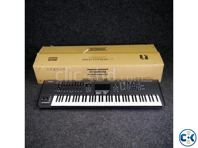 New Yamaha Montage 7 Music Synthesizer Keyboard with Box large image 0
