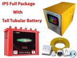 ALTER 2KVA IPS-200AH Tall Tubular 2ps Battery Full Package