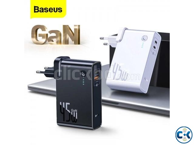Baseus GaN 2 In 1 45W PD Fast Charging Power Bank 10000mAh large image 0