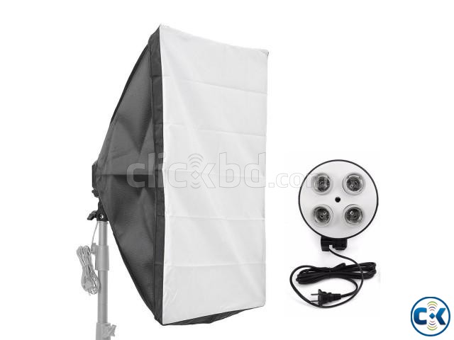 YE TL-4 Multi-Holder Head with 60 60cm Softbox Light Stand large image 0