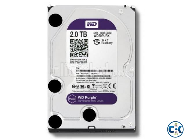 NEW WD 2TB 2000 GB Purple Hard Disk large image 0