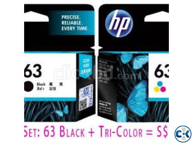 HP Original 63 Black Tricolor Ink Cartridge Set large image 0