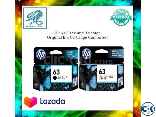 HP Original 63 Black Tricolor Ink Cartridge Set large image 4
