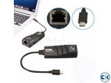 USB-C Type C to Gigabit Ethernet Adapter RJ45 LAN Network Ca