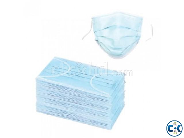 Surgical Disposable Protective Face Masks- 3-Ply 50 pcs box large image 2