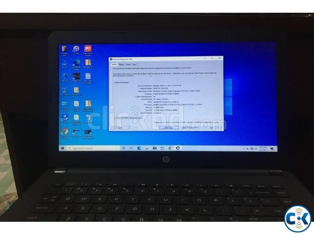 HP 14-bs732tu Core i3 7th Gen 14 HD Laptop large image 1