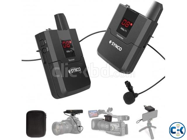 Synco Audio WMic-T1 16-Channel UHF Wireless Lavalier Mic large image 0