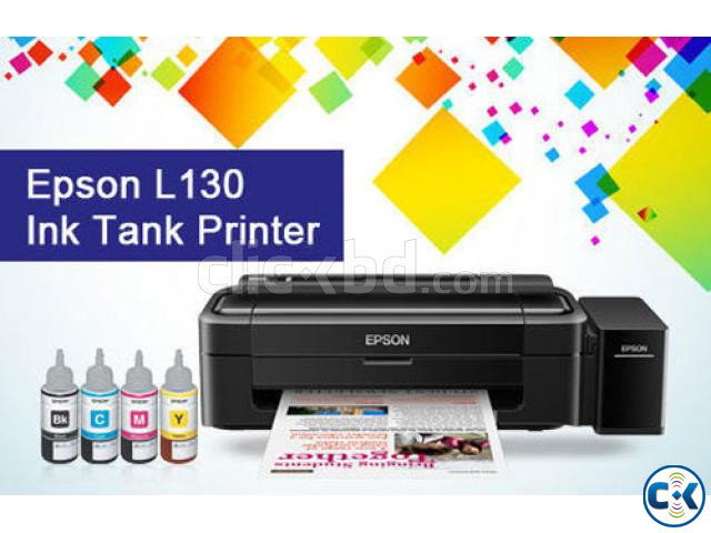 Epson L130 4Color Ink tank Photo Printer large image 2