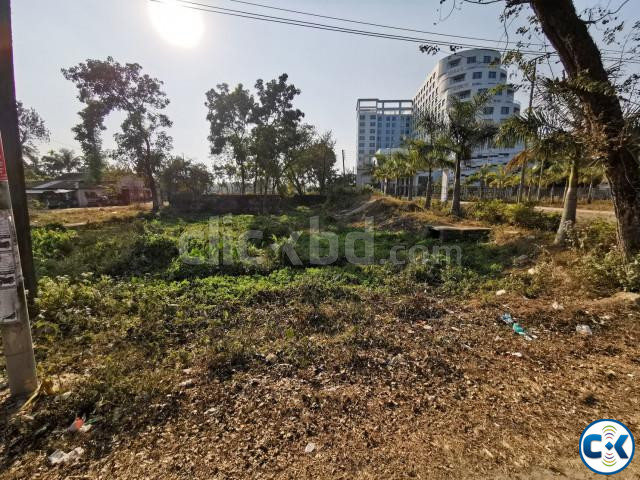 7.5 decimal land beside airport main road near grand Sylhet large image 0