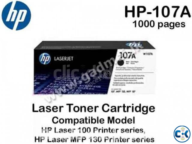 HP 107A Black Original Laser Toner Cartridge large image 2