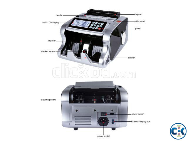 KINGTON AL 6600 Money Counting Machine with Fake note detect large image 1