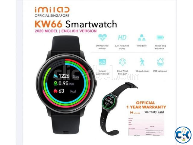 Xiaomi IMILAB KW66 Smart Watch Waterproof Customize Dials Si large image 0