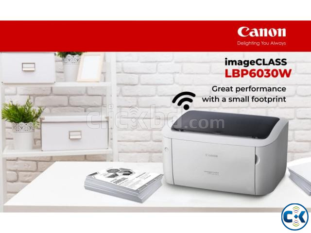 Canon LBP6030W Wireless Black White Mono Laser Printer large image 4