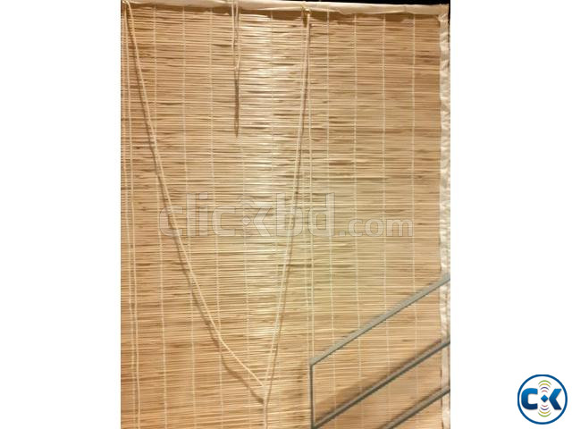 Bamboo Chick Curtain Roll type Natural Bamboo bamboo blind large image 1