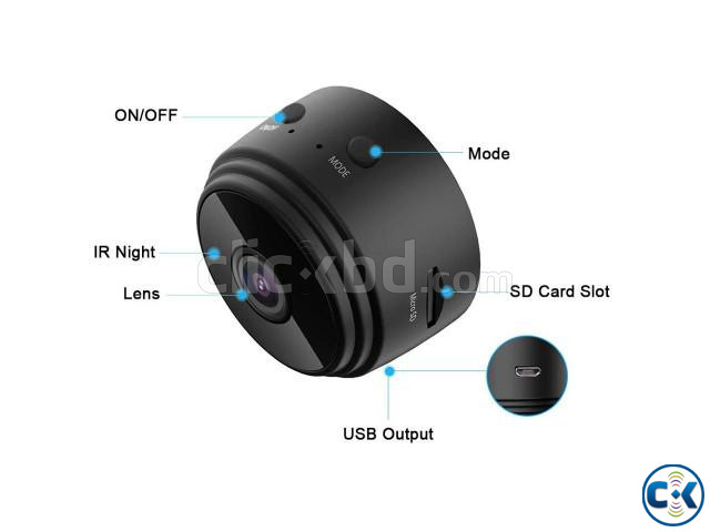 A9 Mini WiFi Camera 720P spy camera large image 1