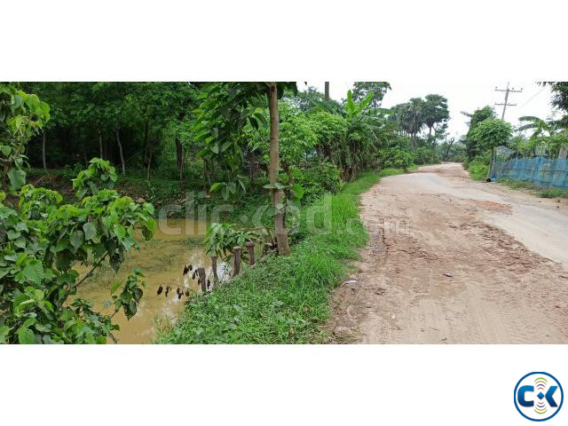 Land for Sale near to Purbachal 300 feet and Demra Main Roa large image 2